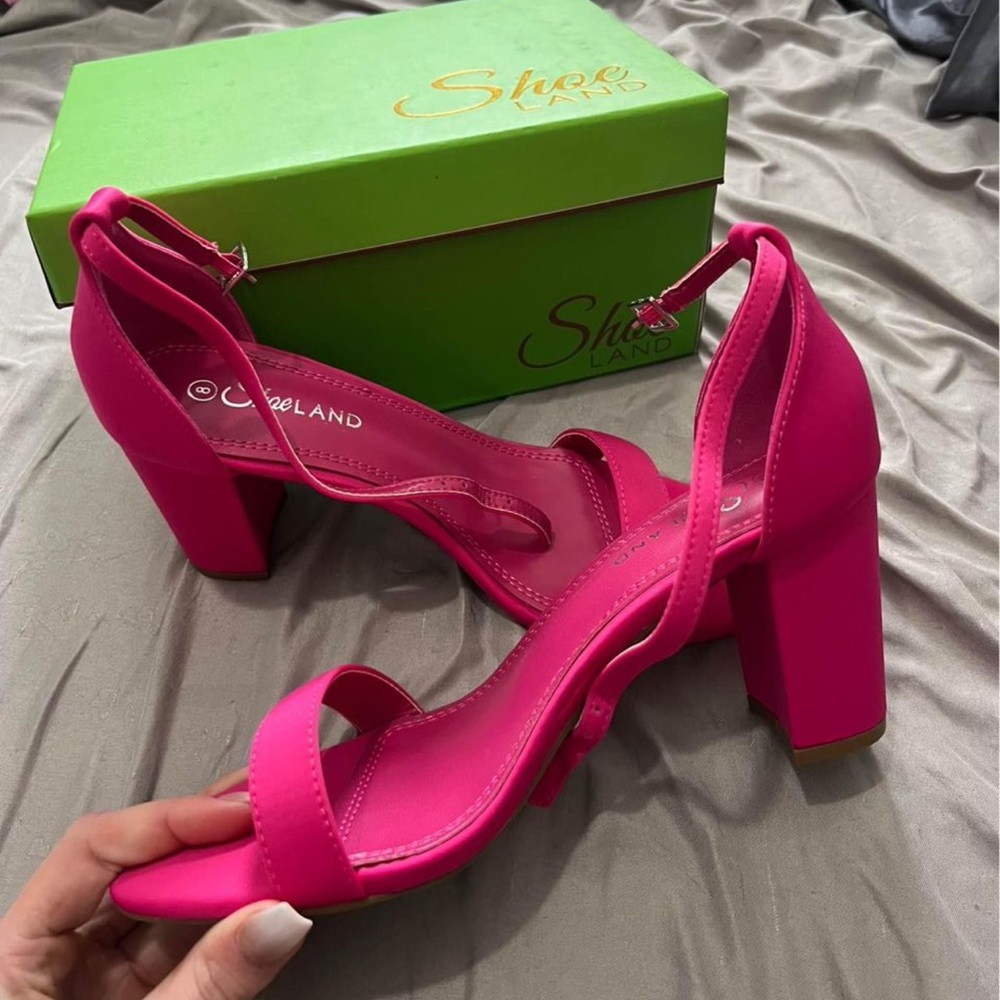 Hot pink heels